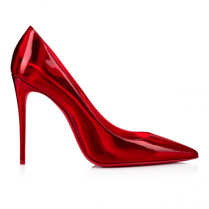 Christian Louboutin Women's So Kate 120 Patent Leather Pumps - Red - 7.5