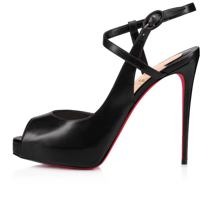 Jenlove Alta - 120 mm Open-toe pumps - Kid leather - Black Jenlove Alta - 120 mm Open-toe pumps - Kid leather - Black