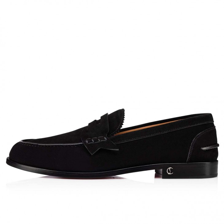 John Lobb Lucca Suede Loafers Cherry Red