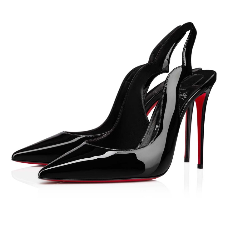 Hot Chick Sling - 100 mm Slingback pumps - Patent calf leather