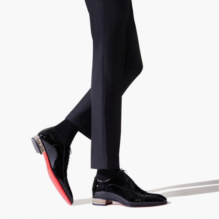 Patent Leather Sneakers in Black - Christian Louboutin