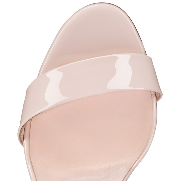 Miss Sabina - 85 mm Sandals - Patent calf leather - Leche