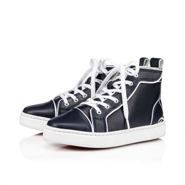 Funnyto - Low-top sneakers - Calf leather - Blue - Christian Louboutin