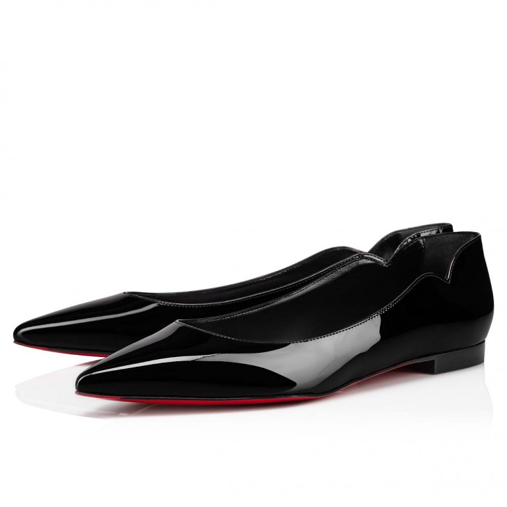 Melodie Chick Black Patent calf - Unisex Kid Shoes - Christian Louboutin