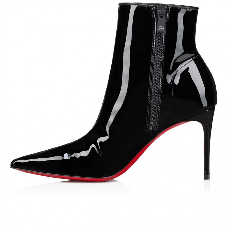 So Kate 85 Leather Ankle Boots in Black - Christian Louboutin
