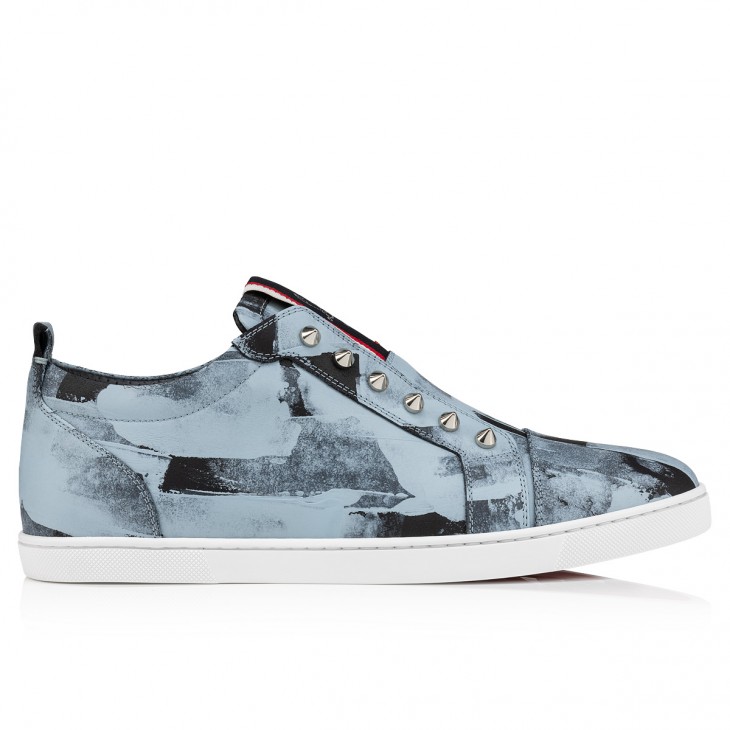 Christian Louboutin Mens Paseo Louis Junior Orlato Suede Low-top Trainers