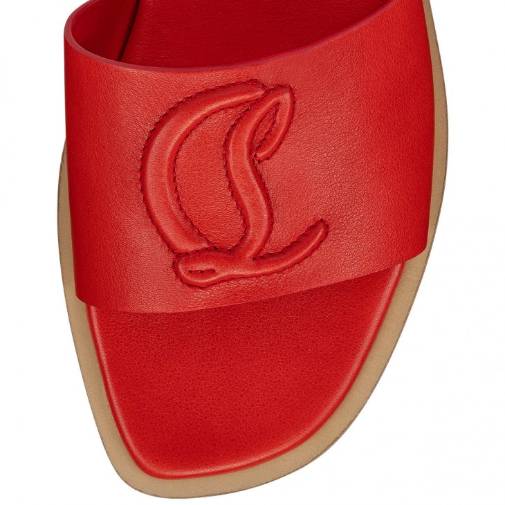 Christian Louboutin Cl Mule Leather Sandal Women's