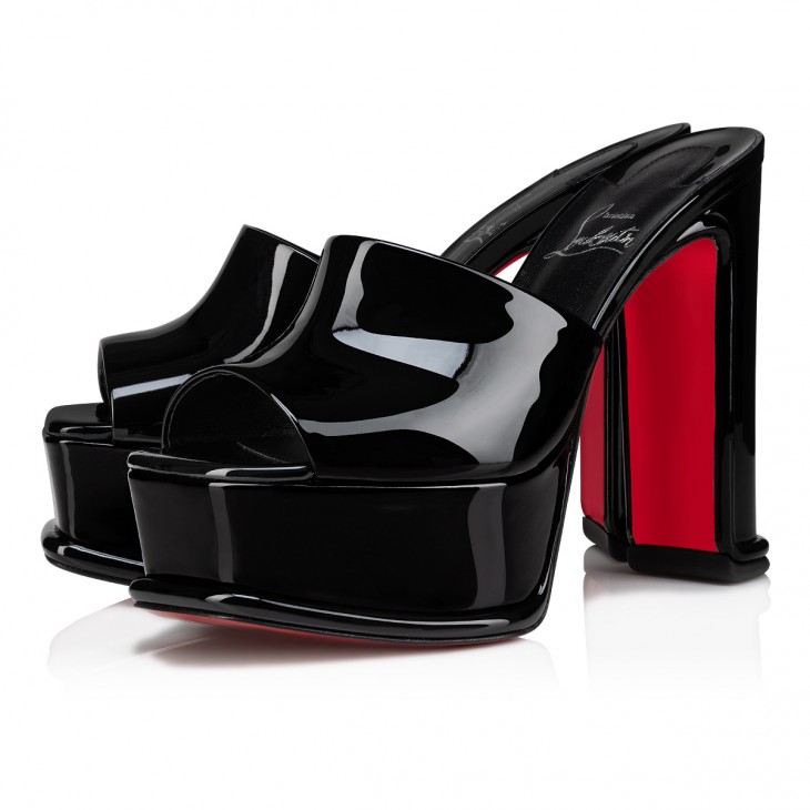 CHRISTIAN LOUBOUTIN, Black Women's Mules And Clogs