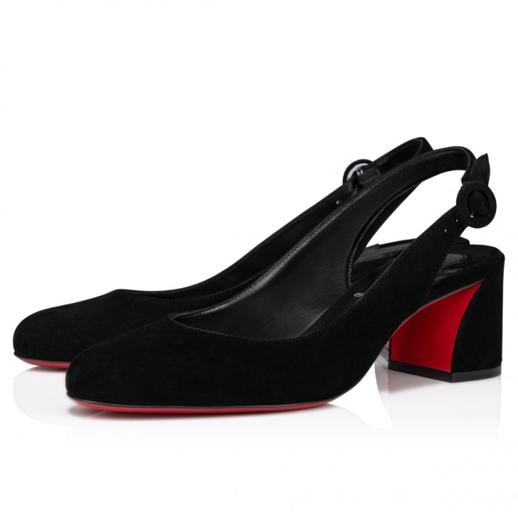 Christian Louboutin | Mara 100 patent black sandals | Savannahs