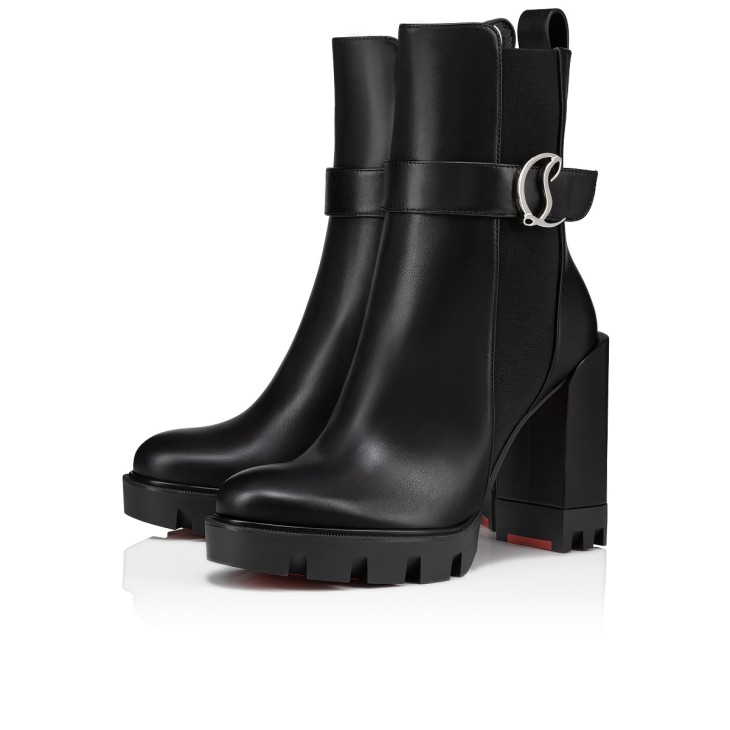 Christian Louboutin◆CL Chelsea suede ankle boots CL Chelsea Booty suede ankle boots in black - Christian