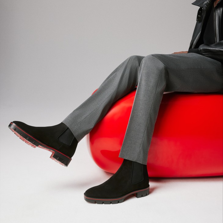 Alpinosol - Boots - Calf leather - Black - Men - Christian