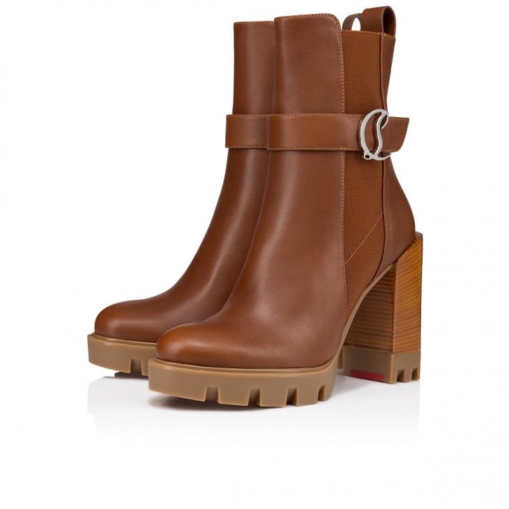 Cl Chelsea Lug - 100 mm Low boots - Calf leather - Cuoio