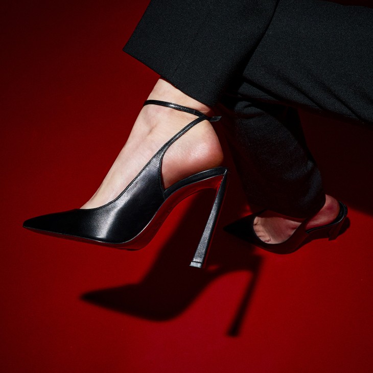 Red and Black Christian Louboutin Heels