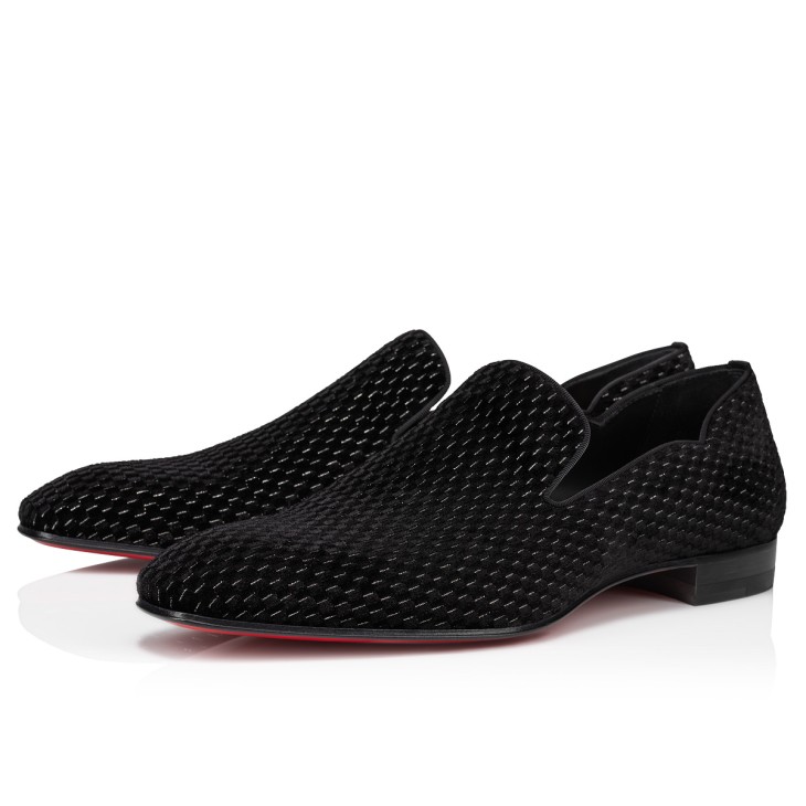 Christian Louboutin Dandy Chick Loafer in Black/Silver