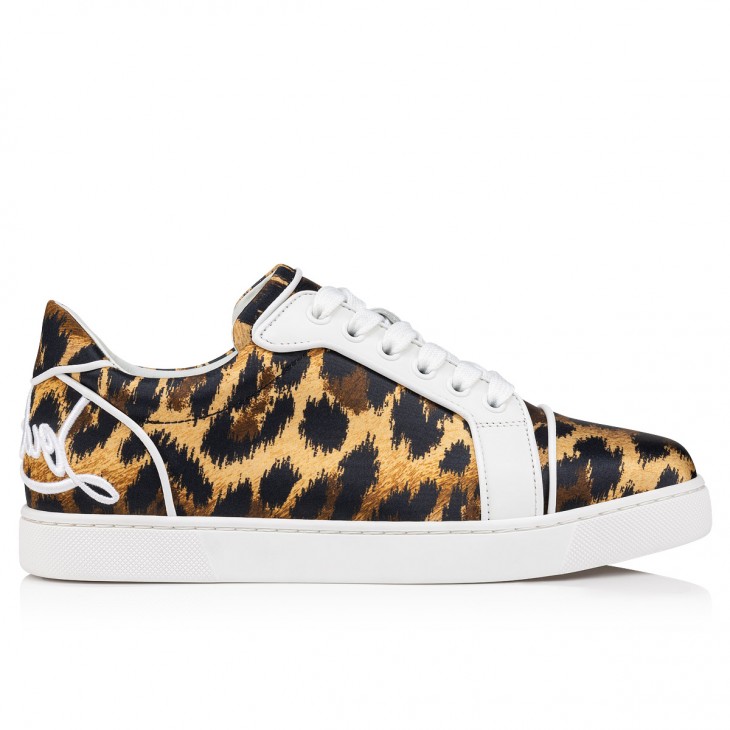 Loubishark Leopard Print Sneakers in Multicoloured - Christian Louboutin