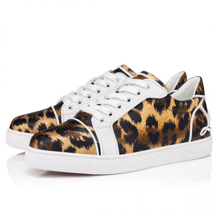 Loubishark Leopard Print Sneakers in Multicoloured - Christian Louboutin
