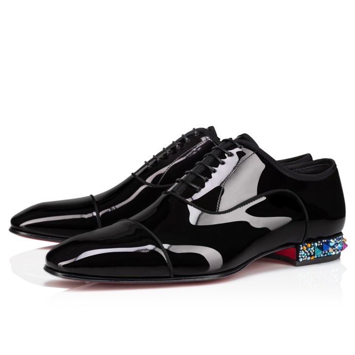 Christian Louboutin Black Dress Shoes for Men for sale