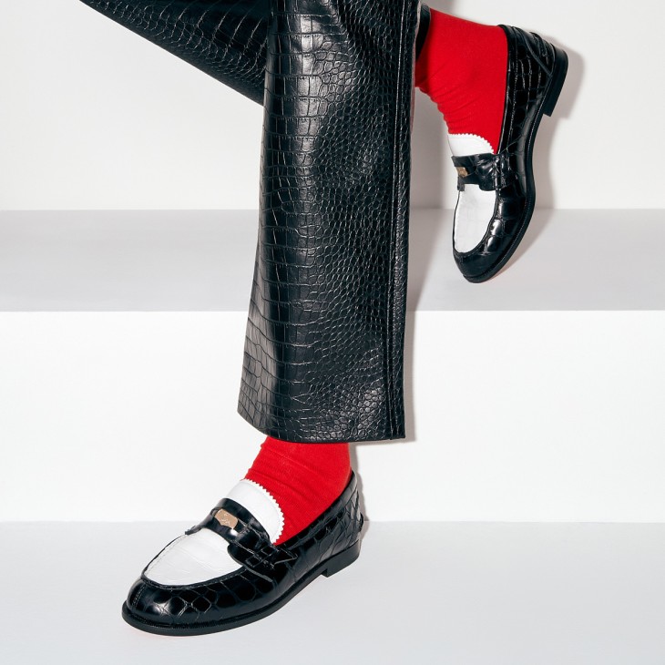 Christian louboutin women's loafers discount