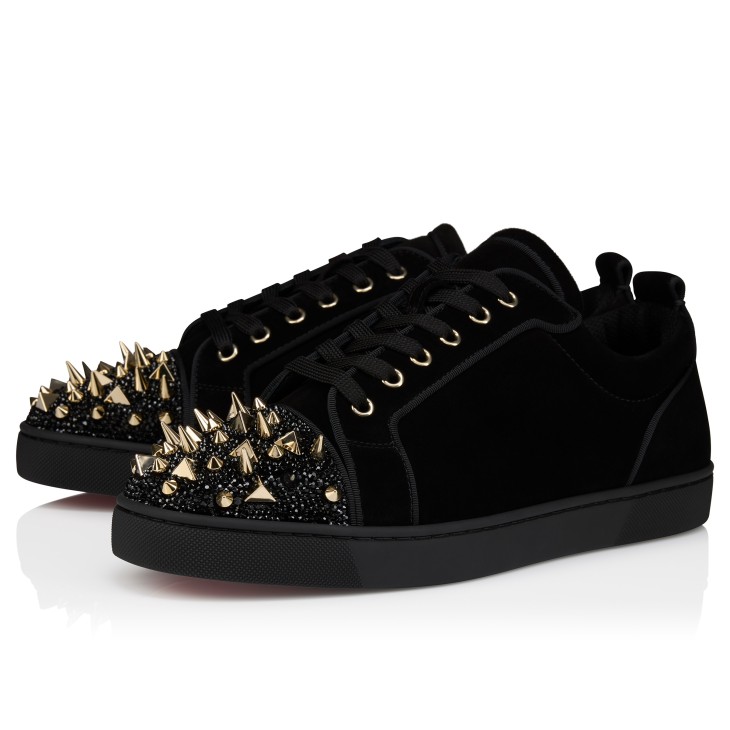 Louis Junior P Pik Pik Strass - Sneakers - Veau velours - Black
