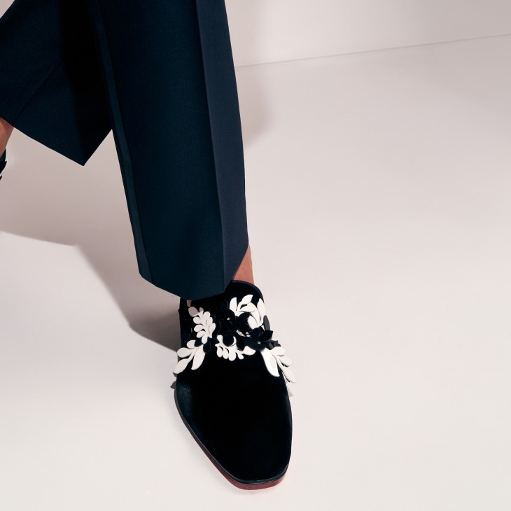 Dandelion Petunia - Loafers - Velvet and patent leather - Black 