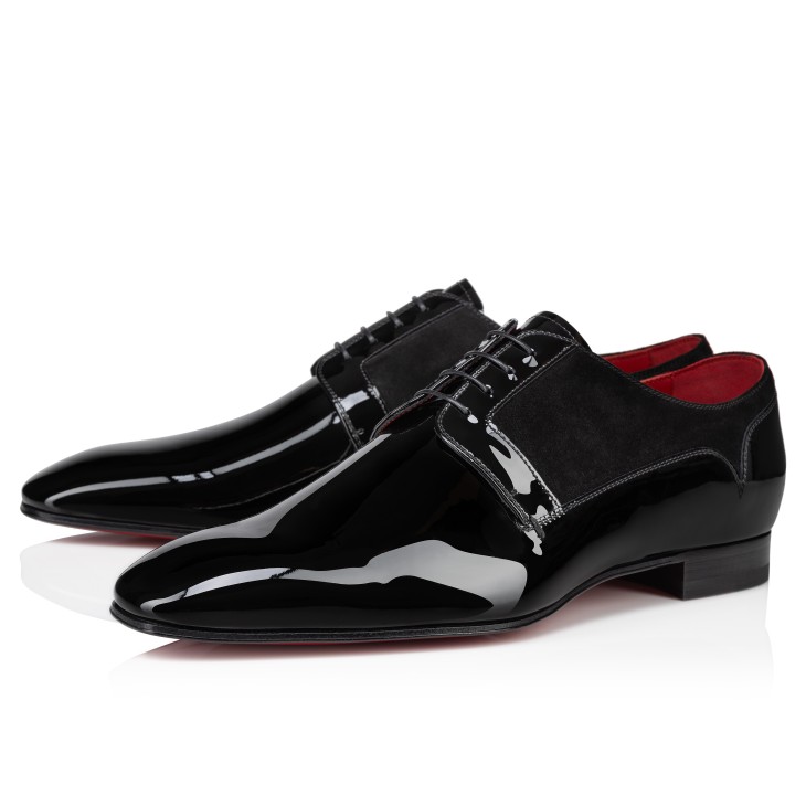 Chickito Derbies Patent leather Black Men Christian Louboutin United States