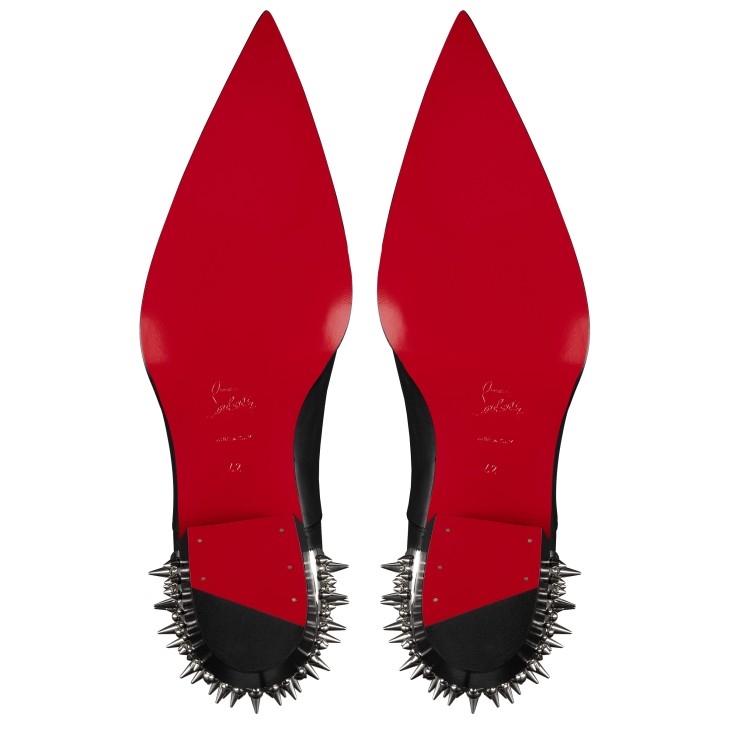 Eliviss Meteor - Oxfords - Calf leather and spikes - Black