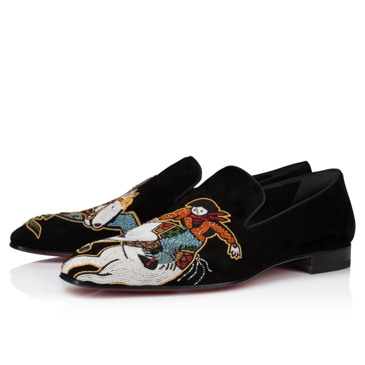 Louboutin veau velours mens discount