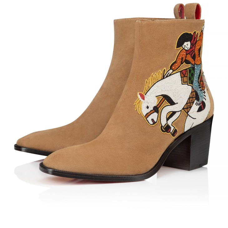 Louboutin veau velours mens online