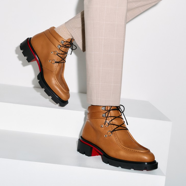 Our Pabelito Boot Boots Calf leather wax effect Terra Men Christian Louboutin United States