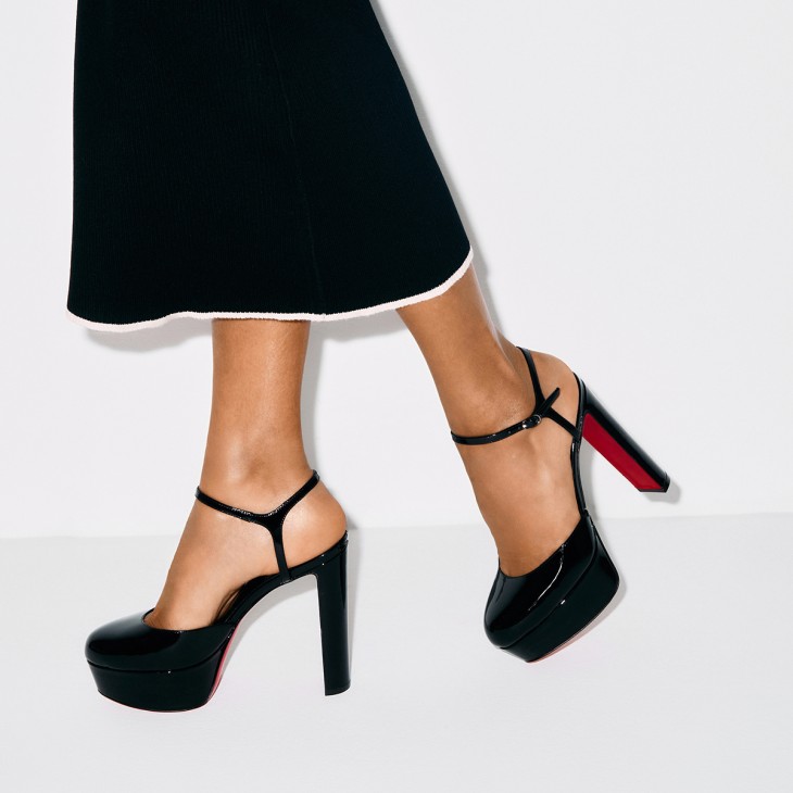 Christian louboutin patent leather pumps sales