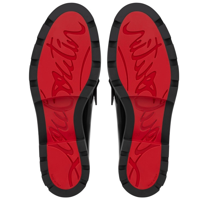 一流の品質 Penny Lug Black - leather calf Abrasivato - Loafers - 靴