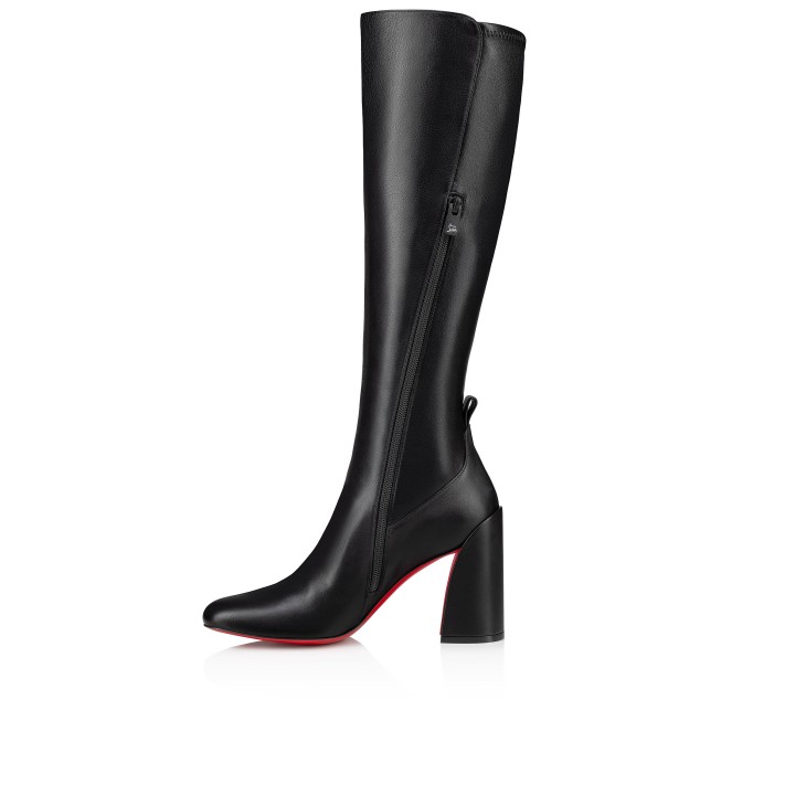 ルブタン　Hana Jane Botta - 85 mm Boots - Calf leather and nappa leather - Black