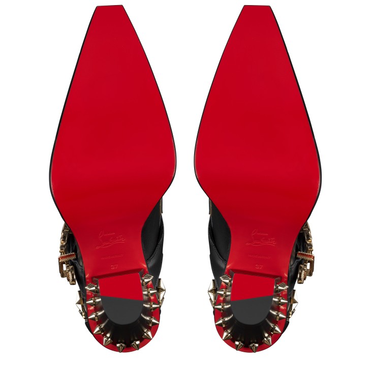 Kennywood - 75 mm Low boots - Nappa leather - Black - Christian Louboutin  United States