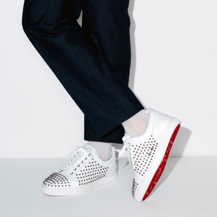 Louboutin junior calf white on sale