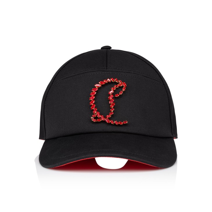 Mooncrest Stones Baseball cap Cotton and spikes Black Christian Louboutin United States