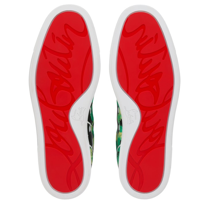 Christian Louboutinスニーカー Louis Junior Gaagal キャンバス Louis Junior - Sneakers - Gaagal coated canvas - Tropical
