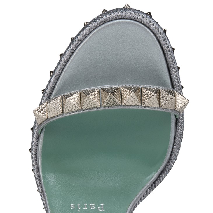 Pyraclou - 110 mm Espadrilles - Iridescent nappa leather Pyraclou - 110 mm Espadrilles - Iridescent nappa leather