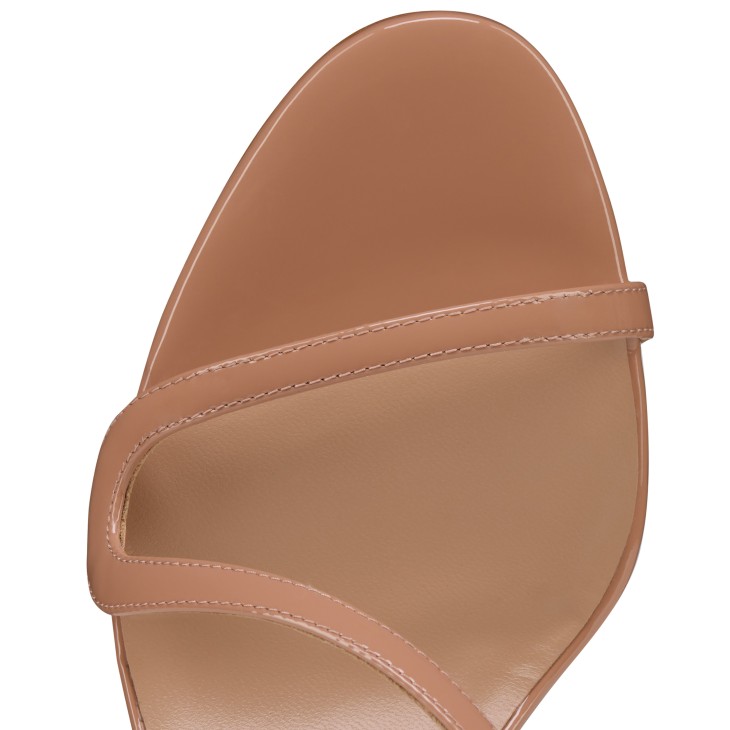 Rosa Z - 80 mm Sandals - Patent calf leather - Blush - Women