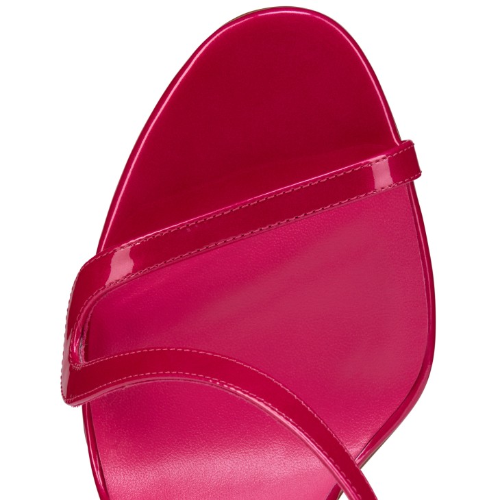 シューズ・サンダルその他 CHRISTIAN LOUBOUTIN Woman Shoes Pink 3240515 9002 Rosa Z - 100 mm Sandals - Patent calf leather - Blush