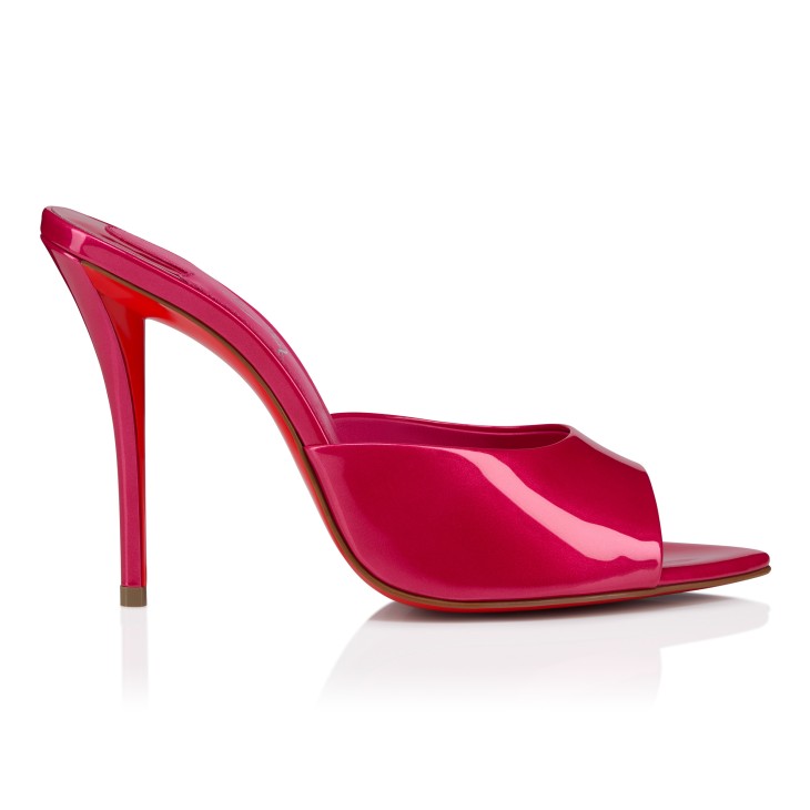 Miss Z Mule - 100 mm Mules - Pearlescent patent calf leather