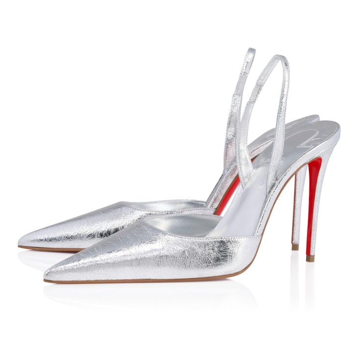 パンプス Christian Louboutin Kate Max O Sling slingback pumps Kate Max O Sling - 100 mm Slingback pumps - Pearlescent