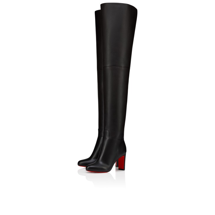 Loo Thigh Boot - 85 mm Thighboots - Calf leather - Café - Women