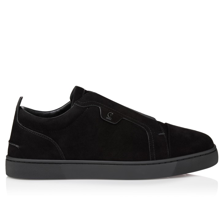St Louis - Sneakers - Veau velours - Black - Men - Christian