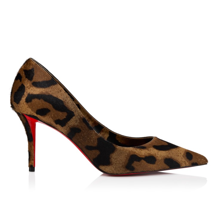 Miss Z - 80 mm Pumps - 'Bengali' printed calf leather hairy calf