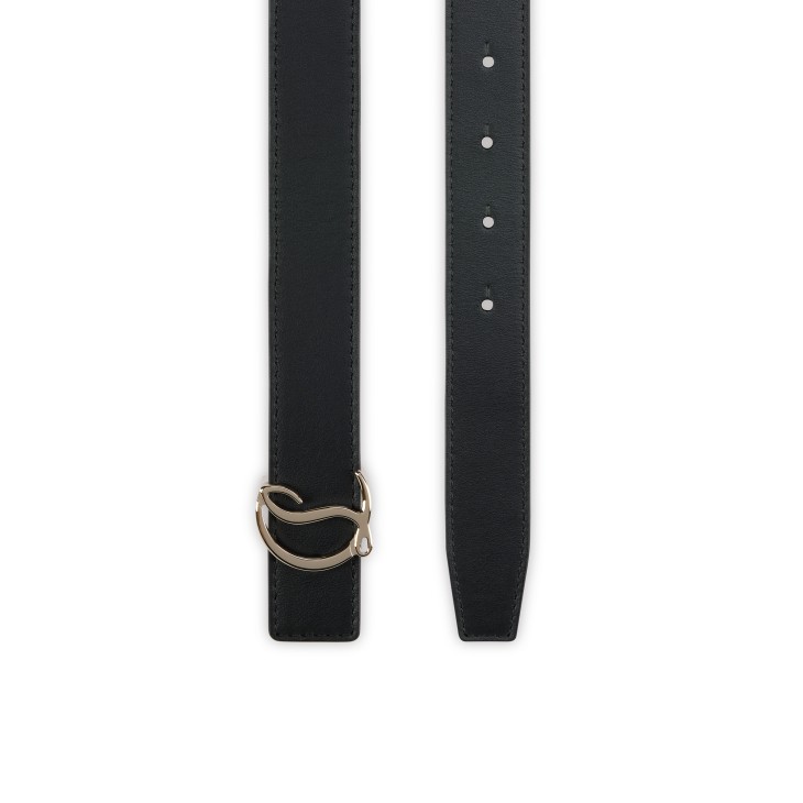 ゆ*ん様 Christian Louboutin カーフレザーベルト　ブラック Loubi54 - Belt - Calf leather - Black - Christian Louboutin
