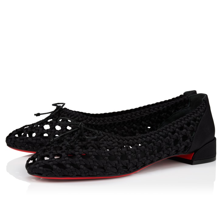 りな様【ほぼ未使用品】Christian Louboutin 黒 38 Sweetie Jane Nandina - Ballerinas - Crepe satin - Black - Women