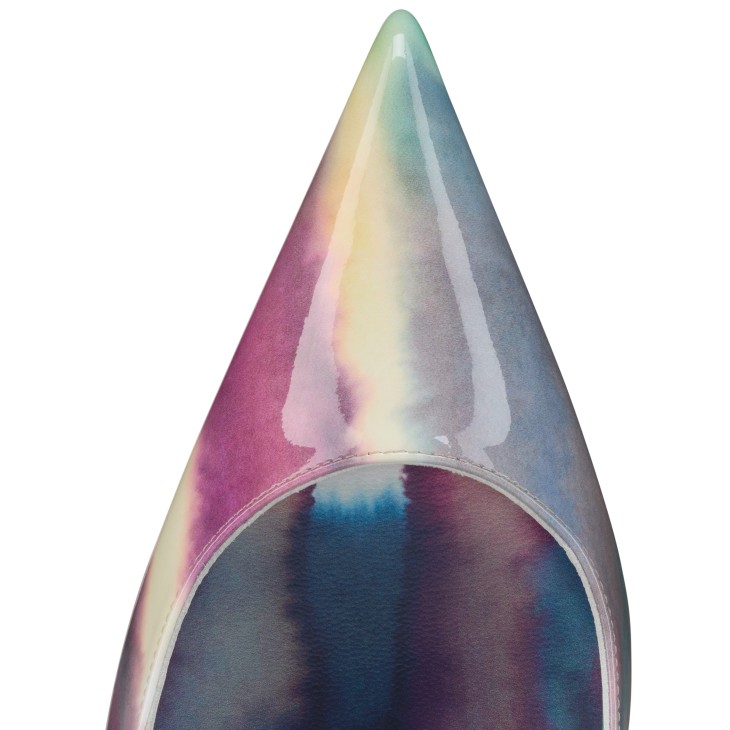 Miss Z - 100 mm Pumps - Tie-dye patent calf leather - Multicolor