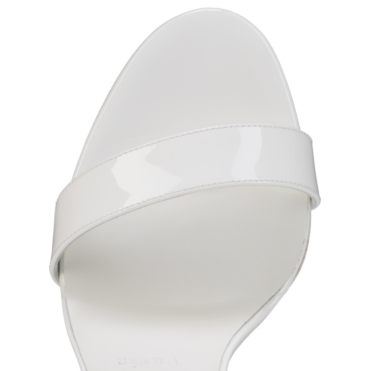 Zeezeenella - 100 mm Strappy sandals - Patent calf leather