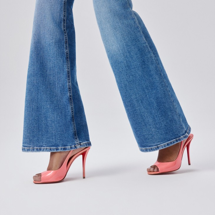 Sofia Z - 100 mm Slingback pumps - Patent calf leather