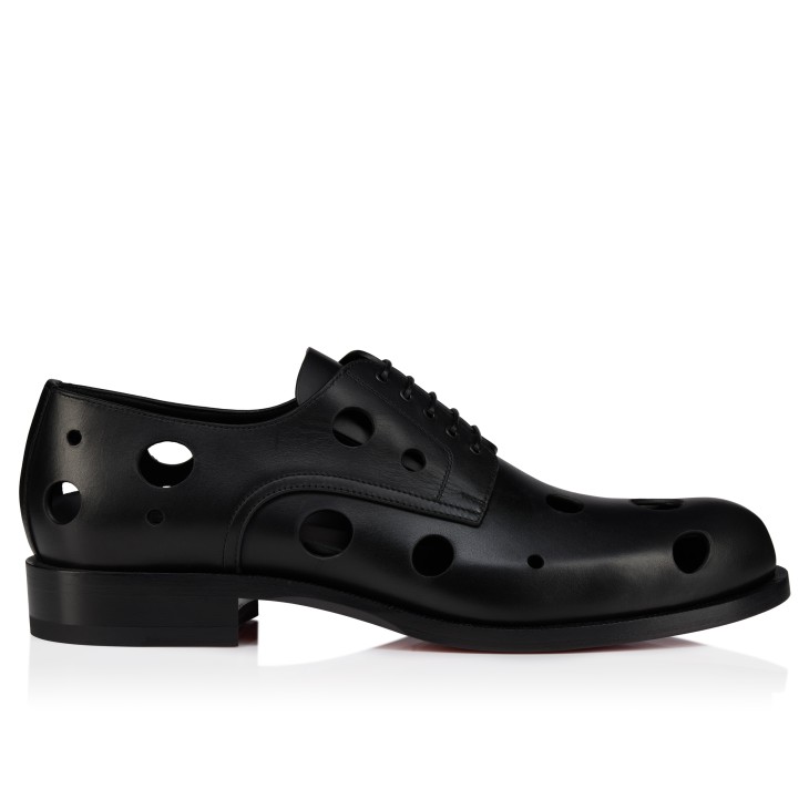 Moustachou Dots - Derbies - Calf leather - Black - Men - Christian